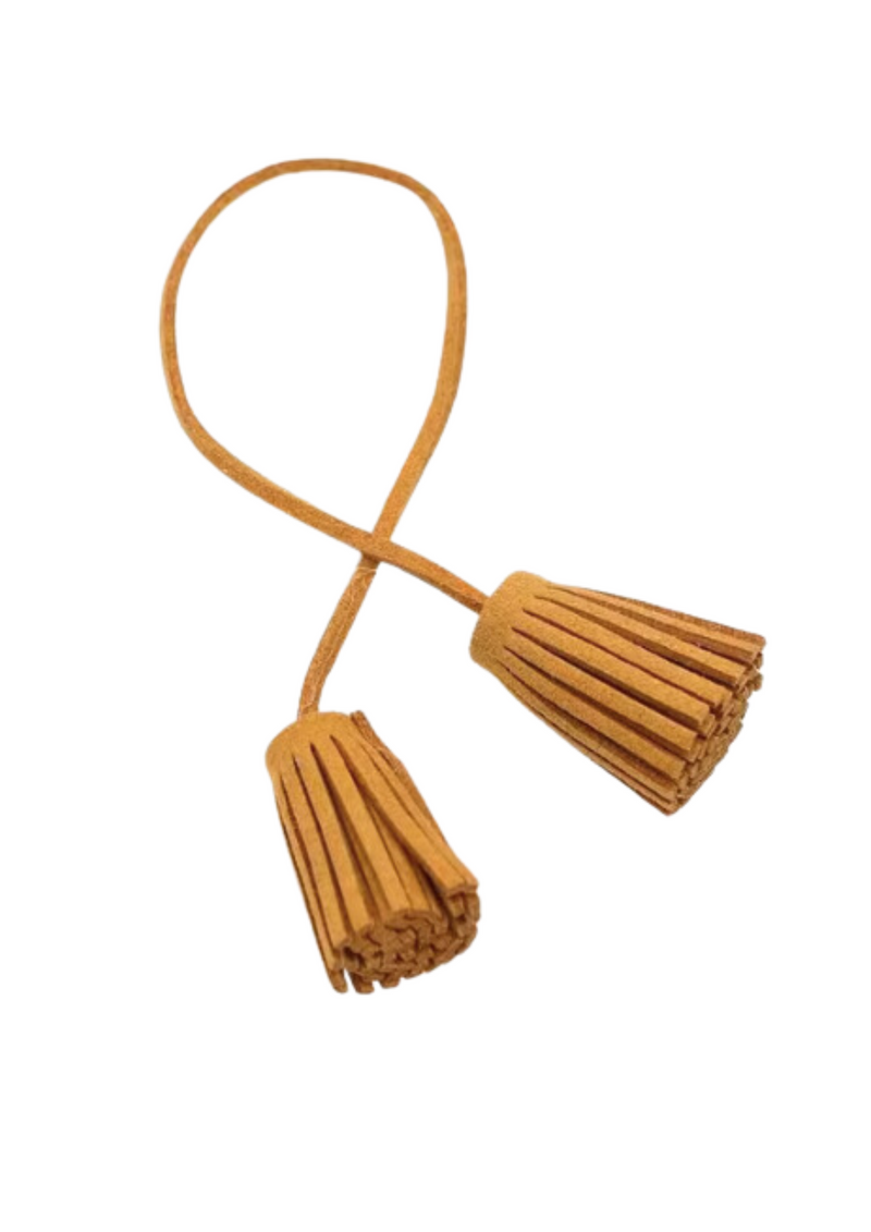 LEATHER TASSEL PENDANT