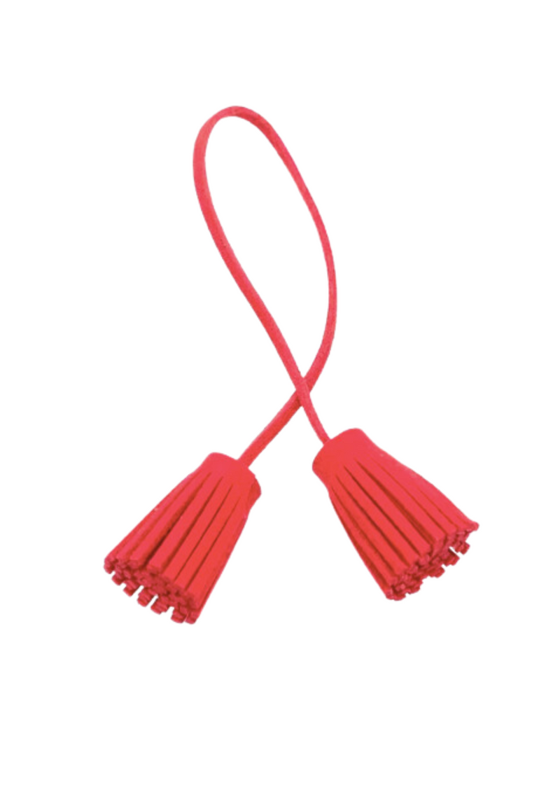 LEATHER TASSEL PENDANT