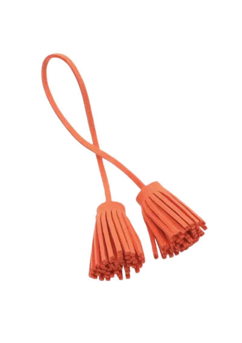 LEATHER TASSEL PENDANT