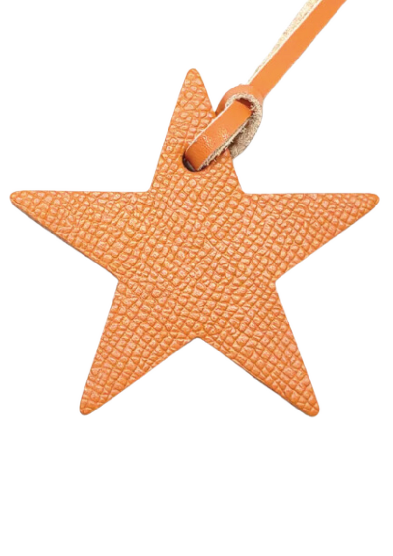 LEATHER STAR PENDANT