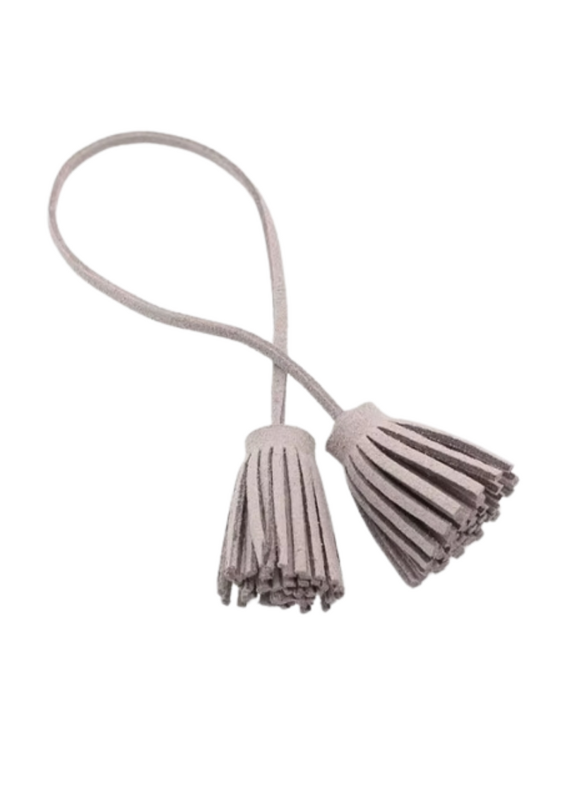 LEATHER TASSEL PENDANT