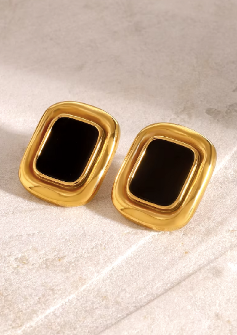 GIA EARRINGS BLACK VELVET