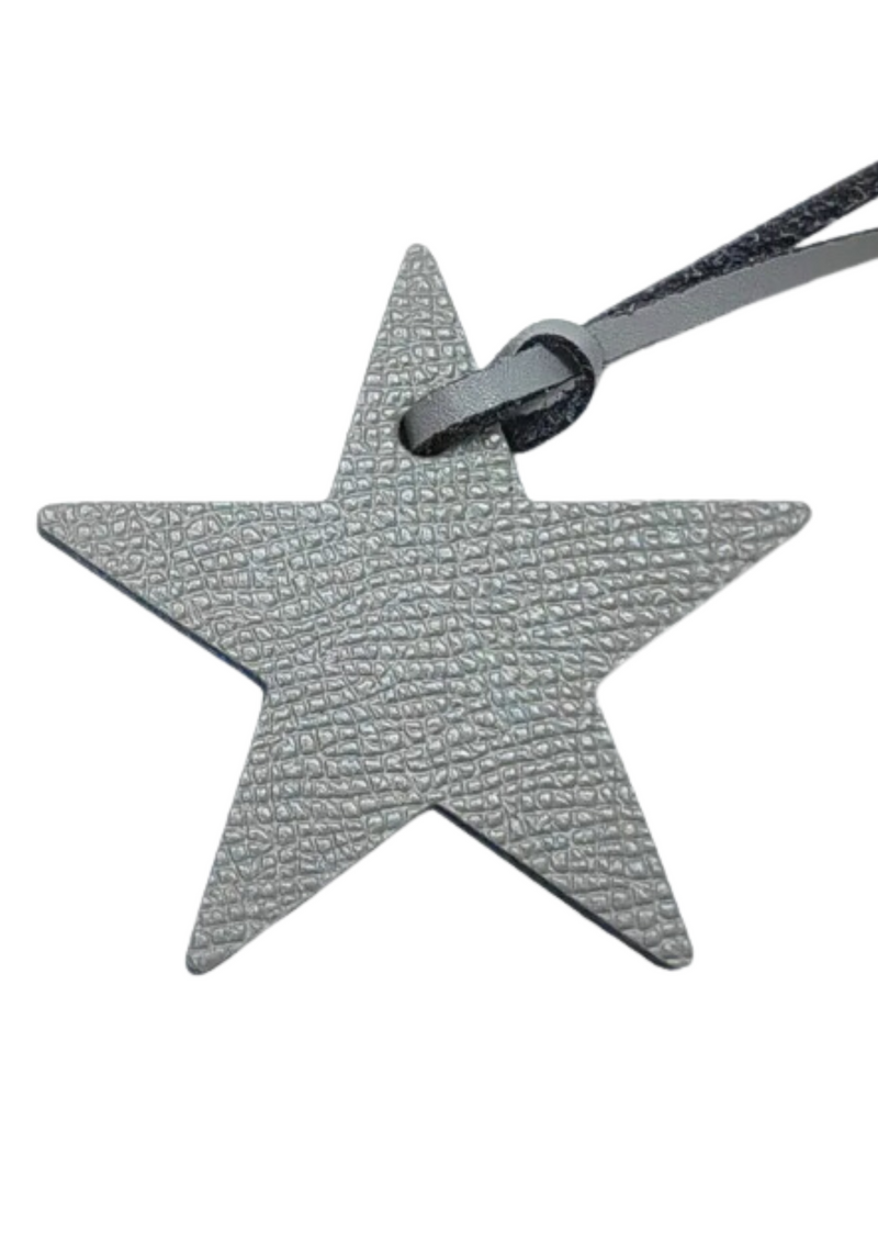 LEATHER STAR PENDANT