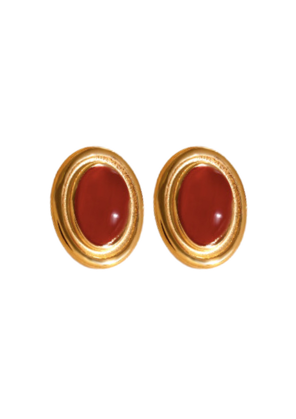 OLYMPIA EARRINGS RED