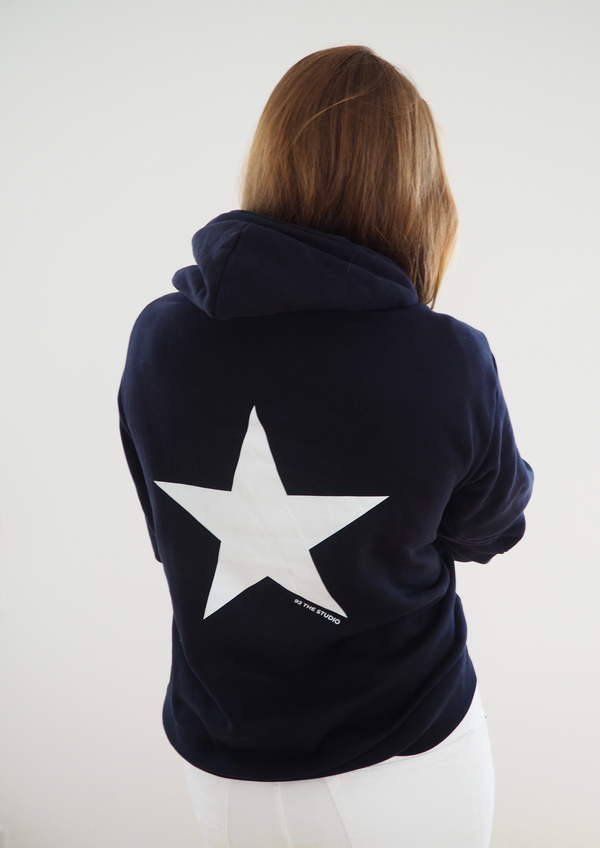 STAR HOODIE NAVY