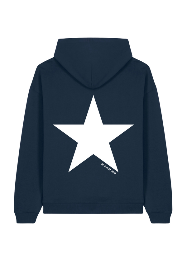 STAR HOODIE NAVY