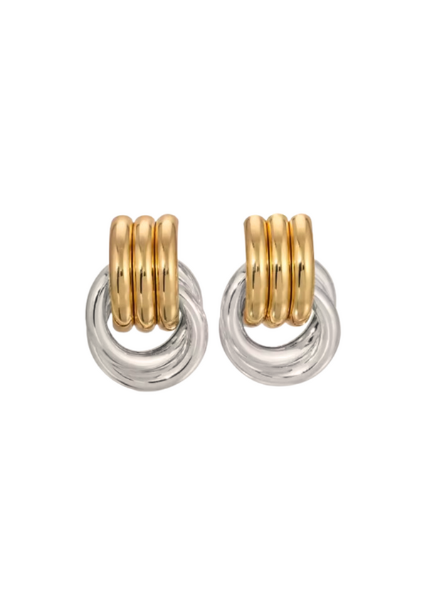 CAMILLA EARRINGS BICOLOR