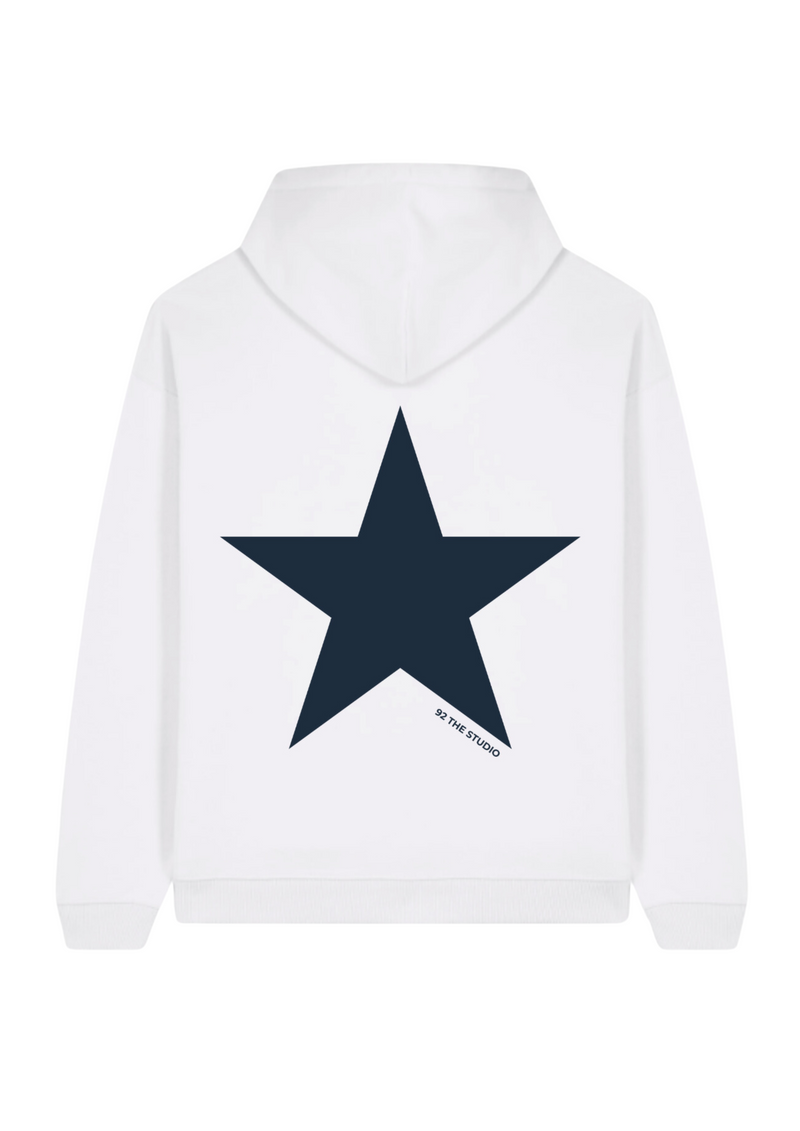 STAR HOODIE WHITE