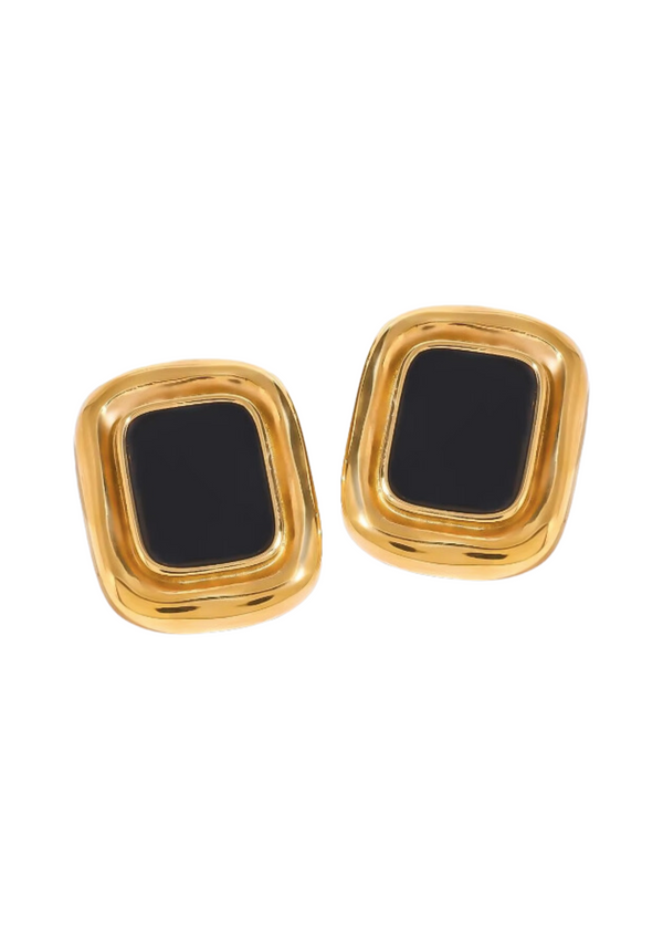 GIA EARRINGS BLACK VELVET